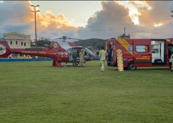 Rio Branco do Sul | Empresário cai de caminhão em mineradora e é socorrido de helicóptero