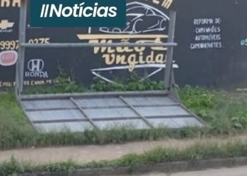 Após reclamação, prefeitura de Itaperuçu agenda cobertura de ponto de ônibus de ponto