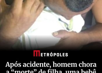 Homem cai no choro após “morte” bebê reborn
