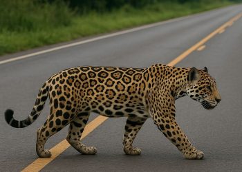 Onça na Rodovia dos Minérios!