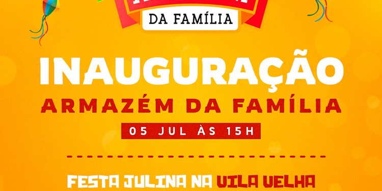 Vem aí a inauguração do ARMAZÉM DA FAMÍLIA em Rio Branco do Sul