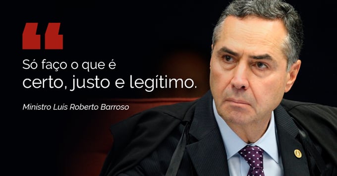 Resposta de Barroso a Trump viraliza: “Democracia brasileira é forte”