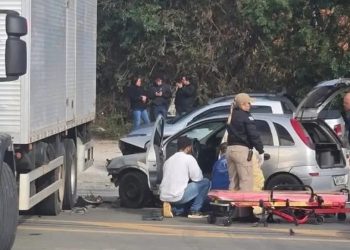 Acidente na Rodovia dos Minérios