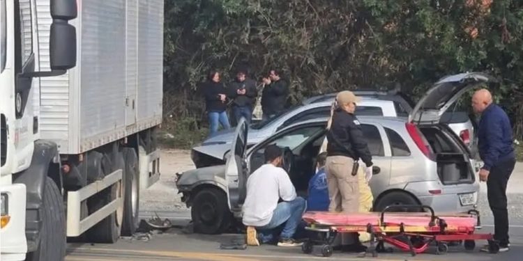 Acidente na Rodovia dos Minérios