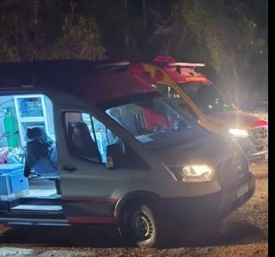 Idoso fica gravemente ferido após acidente com trator na zona rural de Rio Branco do Sul