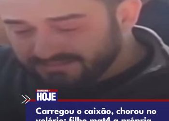 Após carregar o caixão e chora no velório filho é preso suspeito de matar a mãe