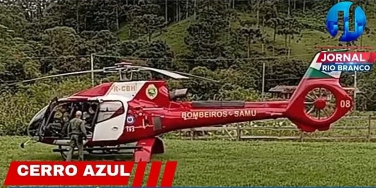 Árvore cai em cima de trabalhador em Cerro Azul