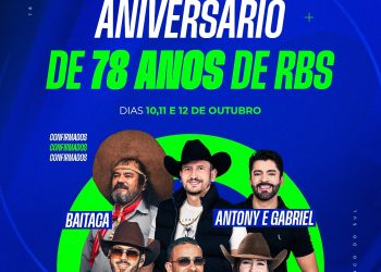 Rio Branco do Sul celebra 78 anos com três dias de festa, Shows,  Gastronomia e Cultura