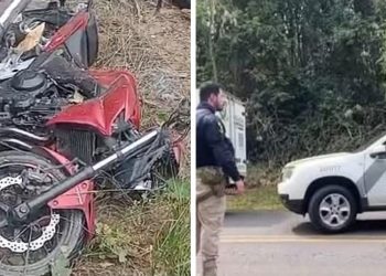 Motociclista morre em acidente grave em Cerro Azul