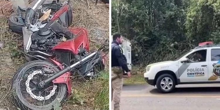 Motociclista morre em acidente grave em Cerro Azul