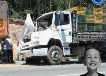 Tragédia e comoção: menino de 6 anos morre em acidente ao acompanhar o pai no trabalho