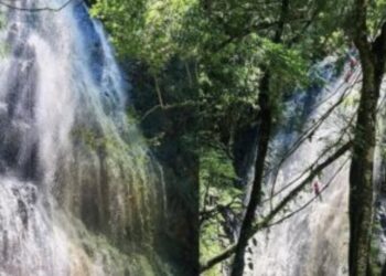 Cachoeira do Canta Galo recebe nova ação guiada e atrai visitantes a Rio Branco do Sul