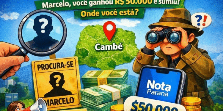 Cadê o Marcelo? Nota Paraná procura ganhador de 50 mil