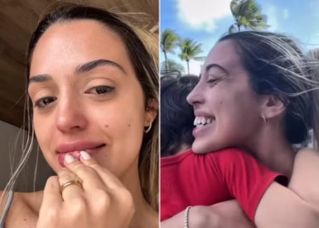 Durante a própria gravidez, empresária descobre filho do marido e vive encontro emocionante