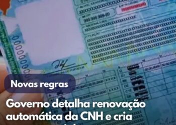 Renovação da CNH ocorre automaticamente se não tiver multas