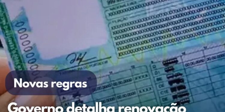 Renovação da CNH ocorre automaticamente se não tiver multas