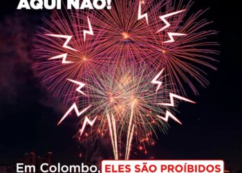 Fogos barulhentos são proibidos em Colombo