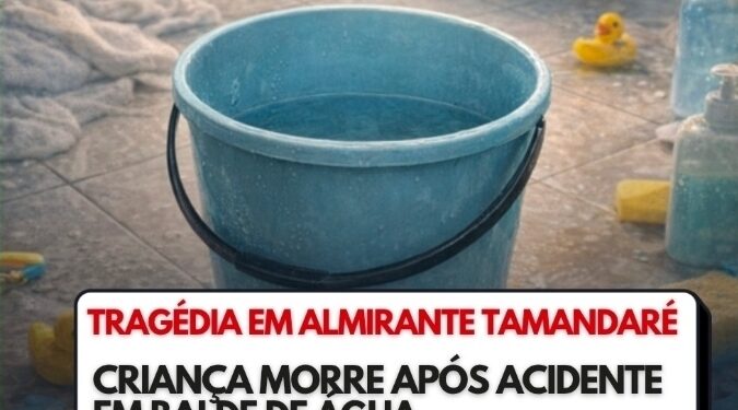 Criança morre após se afogar em um Balde de água em Almirante Tamandaré