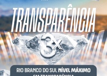 Tricampeão em Transparência: Rio Branco do Sul Conquista selo Diamante por três anos Consecutivos .