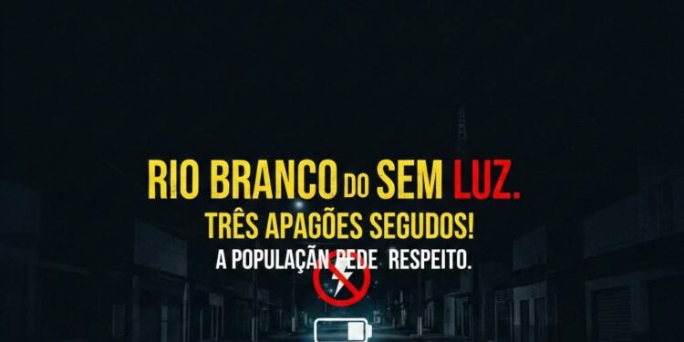 Segunda-feira sem luz em Rio Branco do Sul