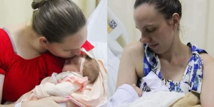 Duas irmãs dão a luz no mesmo dia, no mesmo hospital