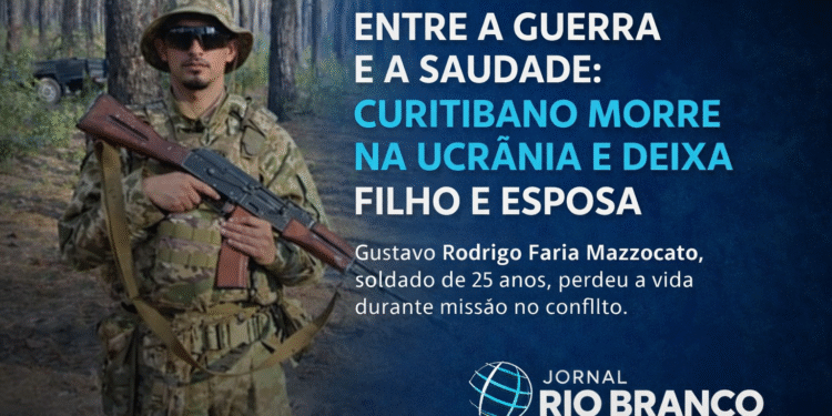 Paranaense vai lutar na guerra da Ucrânia e morre