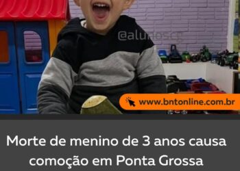 Morte de menino de 3 anos causa comoção em Ponta Grossa