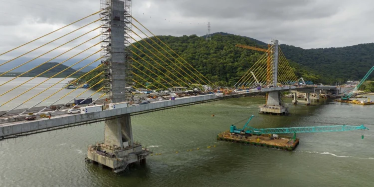Falta pouco: Estado divulga novas imagens da construção da Ponte de Guaratuba
