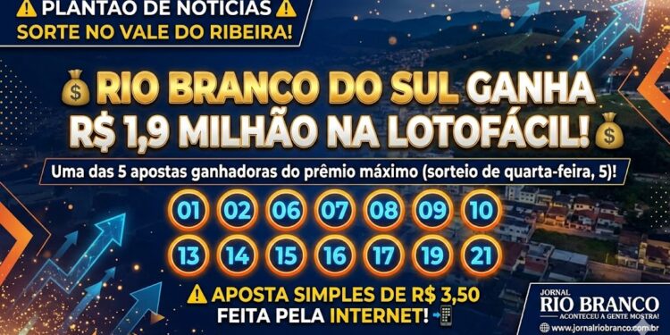 Riobranquense leva quase dois milhoes na Lotofácil
