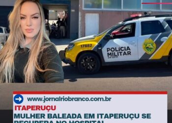 Mulher baleada em Itaperuçu se recupera no hospital