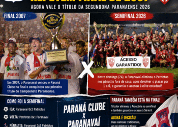 PARANÁ E PARANAVAÍ REEDITAM FINAL HISTÓRICA DE 2007 NA DECISÃO DA SEGUNDONA PARANAENSE