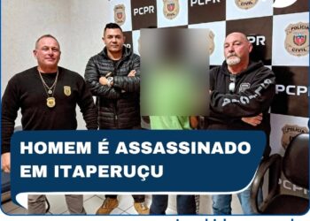 Homem é preso por homicídio e tentativa de feminicídio em Itaperuçu