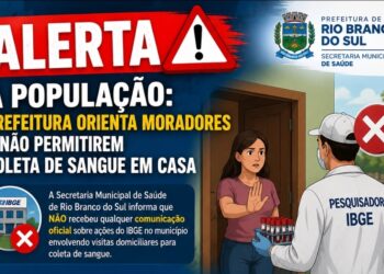 Alerta: prefeitura orienta moradores a não permitirem coleta de sangue em casa